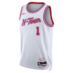 Maillot NBA Houston Rockets Amen Thompson Nike 2025-26 City Edition Blanc Swingman - Homme